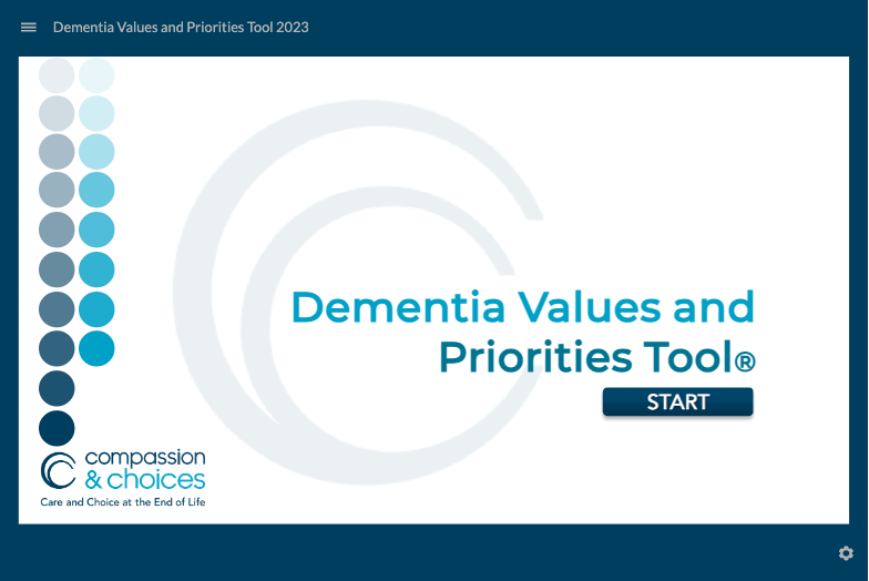 Dementia Values and Priorities Tool
