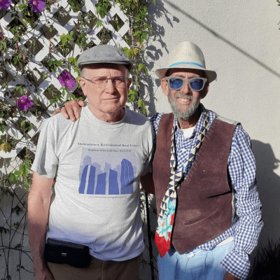 Ed Casson and husband Stephen May